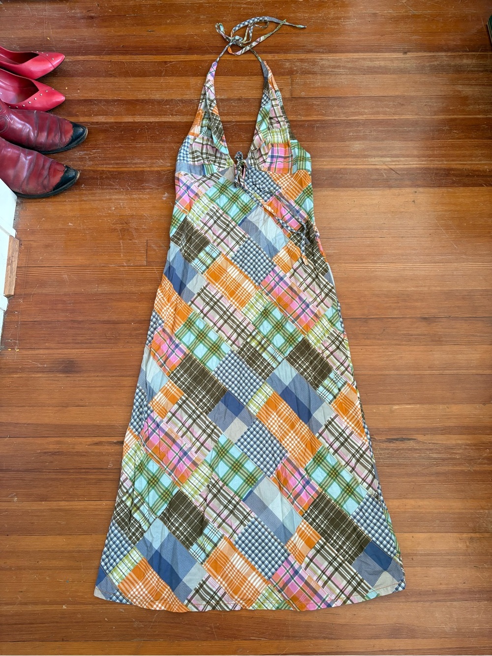 BDG Danny Sleeveless Halter Dress - Picture 3 of 5